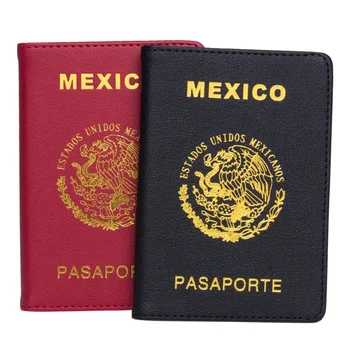 Обложка для паспорта из искусственной кожи Estados Unidos Mexicanos, Защитный сертификат для проездных документов, Держатель для карт, Мужчины, Женщины