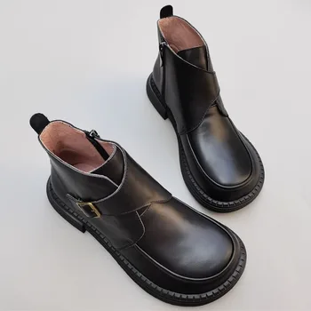 Черные кофейные мужские ботильоны, мужские кроссовки, мужские летние ботинки из 100% натуральной кожи, мужская рабочая обувь