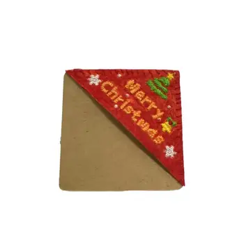 Закладка с ручной вышивкой Войлочные угловые закладки на Рождество Милые Сувениры для вечеринок для коллекций Сувениры Универсальные закладки