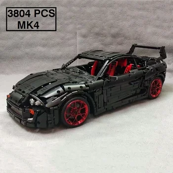 2023 Масштаб 1:8 Supra MK4 [A80] Набор для сборки модели супер спортивного автомобиля Creators Block Bricks DIY Toys for Kids Birthday Gift Boys Set