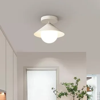 Светодиодный потолочный светильник Северная Европа Минималистичный Железный Потолочный светильник для гостиной Спальня Балкон Лестница Проход Декоративное освещение