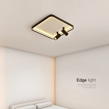 2023 Новые современные светодиодные потолочные светильники для гостиной, спальни, комнатной круглой Квадратной прямоугольной лампы, поверхностного монтажа, освещения AC85-260V