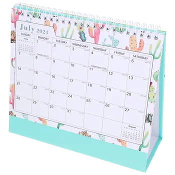 Настольный календарь на 2024 год с обратным отсчетом на домашнем рабочем столе Декоративное украшение для канцелярских принадлежностей