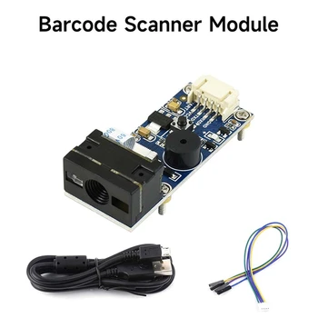 Модуль сканера штрих-кодов Waveshare, модуль сканера 2D-кодов, модуль двумерного сканирования, считыватель штрих-кодов, QR-код.