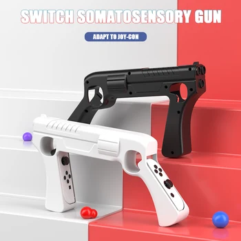 Splatoon3 Рукоятка в форме пистолета, ручка контроллера Sense для Nintendo Switch Ns, Oled-подставка для игрового контроллера Joycon, Игровые аксессуары