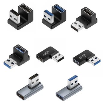 USB-адаптер 90-градусный соединительный разъем типа 