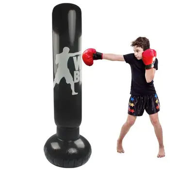 Надувная Боксерская груша, Тренировочный мешок с песком, боксерский мешок для снятия давления, Детское спортивное оборудование для фитнеса