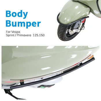 Для Vespa Sprint Primavera 125 150 Бампер мотоцикла Переднее крыло Противоударные планки Защита рамы Боковая панель Защитные планки