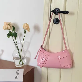 Весенний дизайн 2023, легкая роскошная женская сумка подмышками из искусственной кожи, высококачественные сумки-мессенджеры через плечо, карманный клатч, Портмоне
