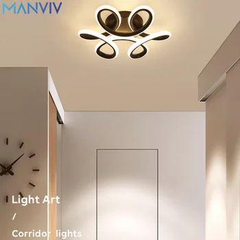 Светодиодный потолочный светильник MANVIV Aisle для коридора, лестницы, балкона, Современная светодиодная люстра, декор потолочного освещения в гостиной, спальне.