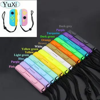 YuXi, красочный ремешок для переноски на запястье для Nintend Switch, NS NX Joy-Con, Портативный ремешок, Аксессуары для игрового контроллера