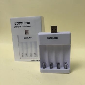 Зарядные устройства DODOLINK для аккумуляторов Зарядное устройство для аккумулятора 4 слота переменного тока 110 В 220 В Для зарядки NI-MH/NI-CD AA AAA 1,2 В