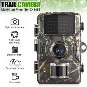 Камера слежения 16MP 1080P Clear 10m ночного видения Обнаружение движения IP66 Водонепроницаемая камера-ловушка для наблюдения за дикой природой Игра на оленей