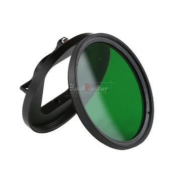 Адаптер фильтра для объектива мини-видеокамеры Красный/оранжевый/желтый/Зеленый /ND2 4 8 16 52 мм для Gopro Hero 5 Черный