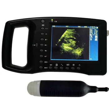 Портативный цифровой ветеринарный ультразвуковой сканер с многочастотным зондом для определения беременности животных