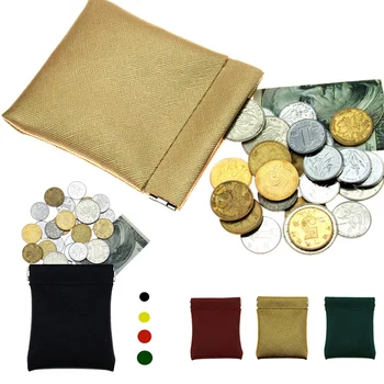 Модный мини-короткий кошелек с перекрестным рисунком, кошелек из искусственной кожи, Винтажный мужской кошелек для монет, ключ для сдачи денег, Детские наушники, сумка-портмоне для монет