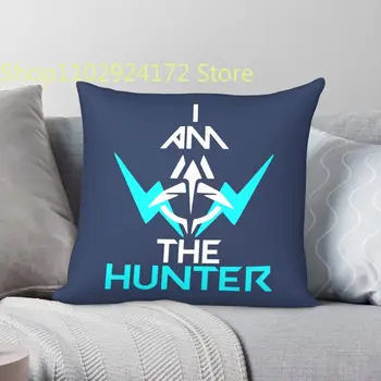 Квадратная наволочка Hunter's Fury из полиэстера с креативным декором на молнии, наволочка для домашней подушки