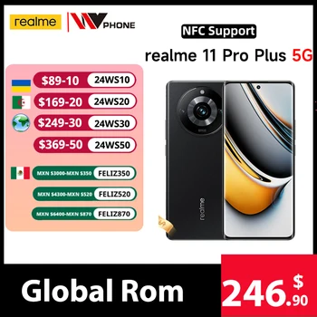 Глобальная встроенная память realme 11 Pro Plus 5G Mtk с плотностью 7050 6 нм ПРОЦЕССОР 6,7 