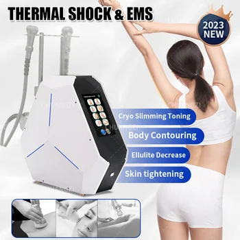 Мощное спа-оборудование для похудения в холодную и горячую погоду, профессиональная машина для похудения T Shock Skin Cool Shaping Отличные результаты, Укрепляющие