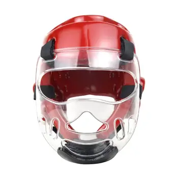 Шлем для тхэквондо, дышащий, амортизирующий, многоцелевой Защитный шлем для головы, Спарринг-шлем, профессиональный протектор для головы для тхэквондо