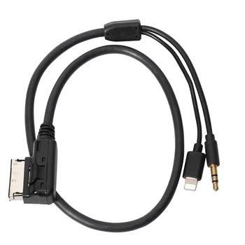 Для MMI AMI MDI Музыкальный интерфейсный кабель Разъем зарядного устройства 3,5 мм Кабель-адаптер AUX для телефона 6 5 Автомобильный аксессуар