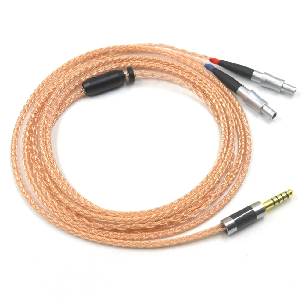16-Жильный Медный OCC-кабель 2.5/3.5/4.4/ XLR-штекерный Сбалансированный кабель для наушников для Sennheiser hd 800 s hd800 hd800s