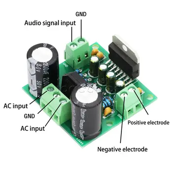 Высокомощная 100 Вт монофоническая плата цифрового усилителя мощности TDA7294 Модуль усилителя HIFI