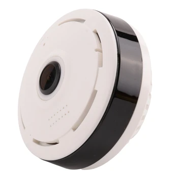 1 шт 360-Градусная панорамная камера видеонаблюдения Wifi 1080P HD Беспроводная VR-камера с дистанционным управлением Камера наблюдения P2P US Plug