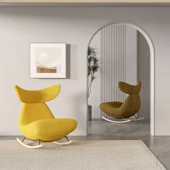 Ленивый стул для гостиной, Скандинавский стул для спальни, расслабляющий Акцент, Дизайнерский шезлонг для ленивой гостиной, Мебель для салона DWH