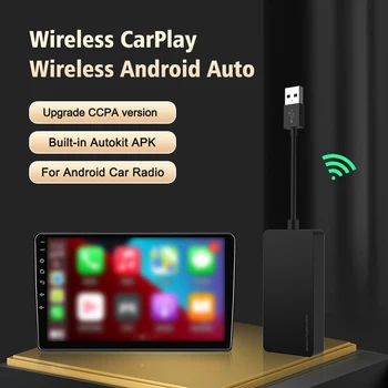 Горячая распродажа CarlinKit USB Wireless CarPlay Dongle Проводной Android Auto Box Автомобильный мультимедийный плеер Mirrorlink Bluetooth Auto Connect