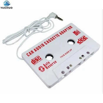Адаптер Aux CD Автомобильная лента Аудиокассета Mp3 Плеер Конвертер 3,5 мм разъем для iPod iPhone MP3 AUX кабель CD плеер Белый