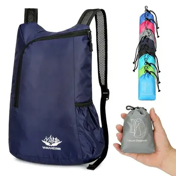 Рюкзак Для верховой езды, упаковываемая дорожная сумка, велосипедная сумка, уличный рюкзак, складной рюкзак, походный рюкзак, легкая сумка на плечах