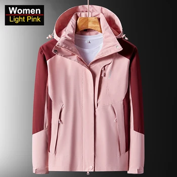 Женская водонепроницаемая походная куртка, Дышащая ветрозащитная куртка для бега, походное пальто для кемпинга, рыбалки, охоты, треккинга, Противообрастающее