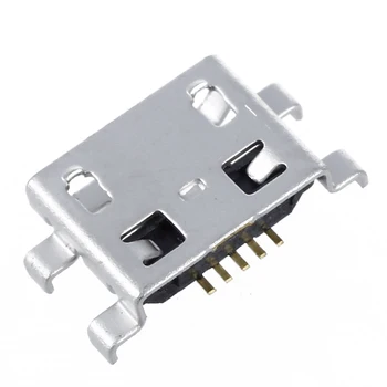 10 штекеров типа B серебристого цвета Mini USB с 5-контактным разъемом для зарядного устройства