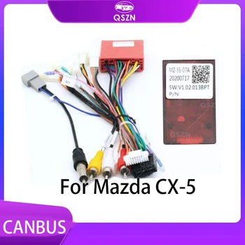 Canbus Декодер Android Автомобильное Радио Canbus Box Для Mazda CX-5 Для 2013 Mazda 6 Atenza Жгут Проводов Кабели Автомобильного Радио Стерео 2 din