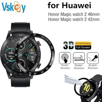 100шт 3D мягкая защитная пленка для экрана Huawei Honor Watch Magic 2 46 мм 42 мм Смарт-часы с полным покрытием, защитная пленка от царапин