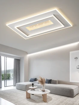 Потолочный светильник Nordic LED Используется для столовой, спальни, гостиной, кухни, Белый, с регулируемой яркостью, с дистанционным управлением