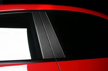 4ШТ Автомобильная крышка окна из углеродного волокна BC центральная стойка окна для Porsche Panamera 2017-UP