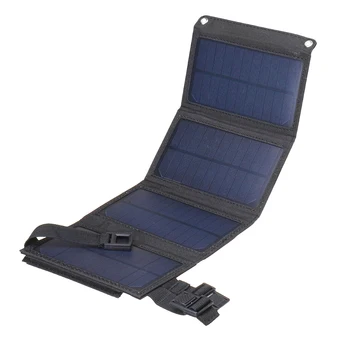 Складная солнечная панель Солнечный элемент с выходом USB Солнечное зарядное устройство для кемпинга Сотовый телефон Планшетные устройства Power Bank B