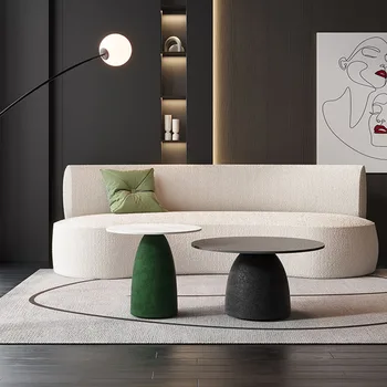 Бархатный диван для гостиной с изогнутым полом, роскошный Односпальный диван-кровать в скандинавском стиле, диван для ленивой гостиной, Современная садовая мебель Muebles Hogar