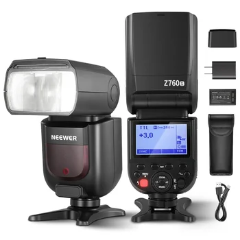 Вспышка Speedlite для камеры NEEWER Z760-S TTL, совместимая с Sony, 76Ws GN60 2.4G 1/8000 s HSS Speedlight, преобразование TCM,