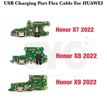 Для Huawei Honor X7 X8 X9 2022 USB Порт Для Зарядки Док-станция Модуль Платы Микрофона Гибкий Кабель