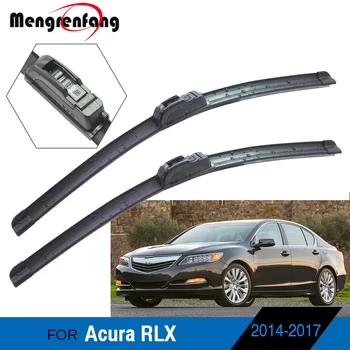 Для Acura RLX Автомобильный стайлинг Щетки стеклоочистителя переднего стекла Автоматический мягкий резиновый стеклоочиститель J Образные рычаги 2014 2015 2016 2017