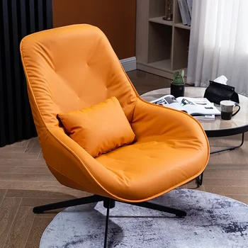 Скандинавский легкий роскошный современный минималистичный ленивый диван-кресло гостиная спальня одноместный вращающийся балкон кресло-тигр для отдыха