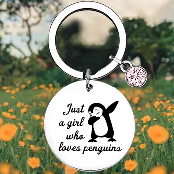 Подарки с пингвинами Брелок Кольцо для влюбленных в пингвинов подарок для девочек брелки кулон Подарок для любителей животных
