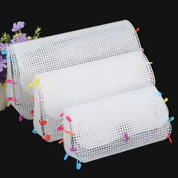 1ШТ Пластиковое плетение Пластиковая сетчатая ткань для изготовления сумок Материал для плетения сумок ручной работы Материал для сумок с защелкой Крючок для сумок из пластиковой сетки крючок