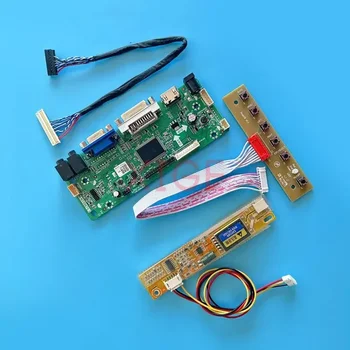 Плата драйвера контроллера Подходит для QD14TL01 QD14TL02 N141I1 N141I3 1CCFL DVI VGA LVDS-30Pin HDMI-Совместимая ЖК-матрица DIY Kit 1280*800