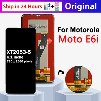  Тест Для Motorola Moto E6i ЖК-дисплей С Сенсорным Экраном Digitizer Panel В Сборе Замена Для Moto E6i LCD XT2053-5 Screen