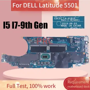 I5 I7-9th Gen Для DELL latitude 5501 материнская плата ноутбука LA-H181P 0GWDNC 02TV8Y 05T36M материнская плата ноутбука EDC51 LA-H181P протестирована