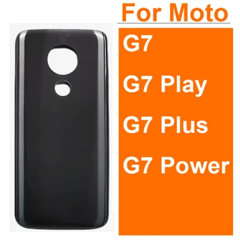Корпус Батарейного Отсека Стеклянная Задняя Крышка Для Motorola Moto G7 G7 Plus G7 Play G7 Power Задняя Крышка Батарейного Отсека Клейкая